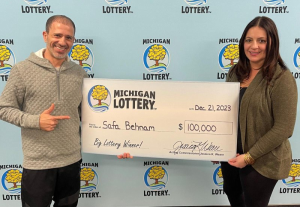 Man wins $100,000 lottery prize just before his birthday Man wins $100,000 lottery prize just before his birthday