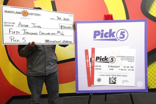 Maryland man uses mom's lottery numbers to win $50,000 Maryland man uses mom's lottery numbers to win $50,000