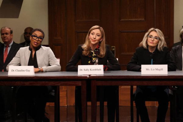 'SNL' skewers congressional hearing on college campuses 'SNL' skewers congressional hearing on college campuses