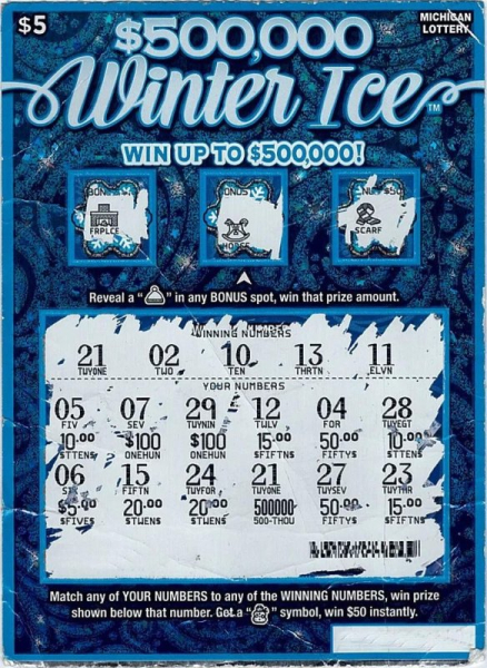 $10 lottery win leads Michigan man to $500,000 jackpot $10 lottery win leads Michigan man to $500,000 jackpot