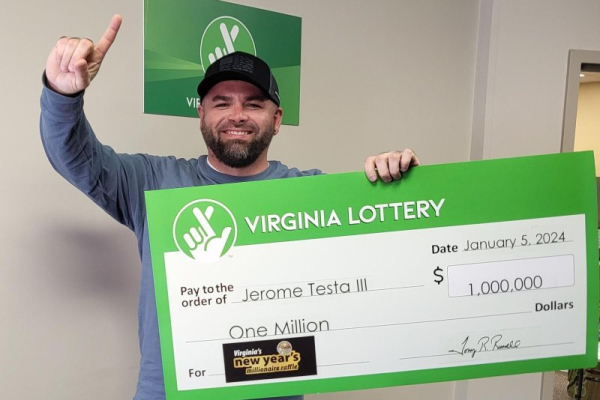 Virginia man wins $1 million lottery prize while on a cruise Virginia man wins $1 million lottery prize while on a cruise