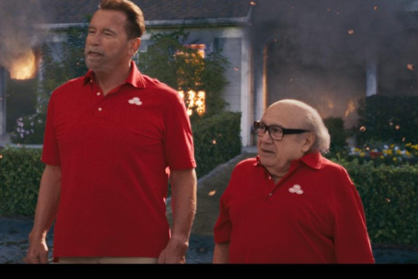 Danny DeVito reunites with Arnold Schwarzenegger for Super Bowl commercial Danny DeVito reunites with Arnold Schwarzenegger for Super Bowl commercial