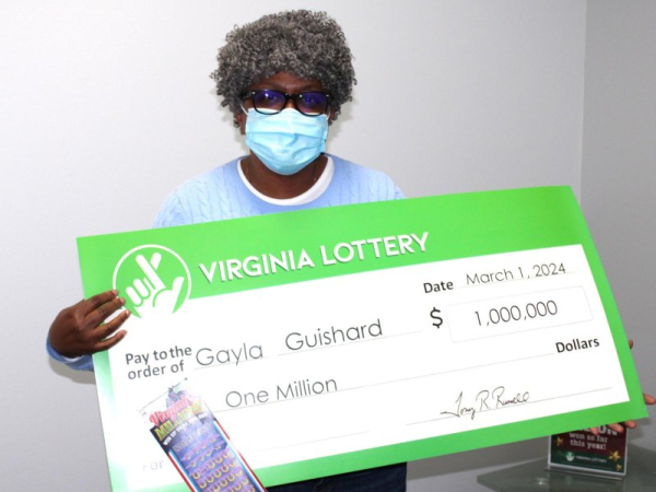 Virginia woman wins $1M, her second big lottery jackpot Virginia woman wins $1M, her second big lottery jackpot