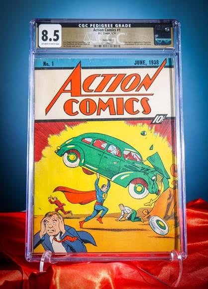 Comic featuring Superman's debut sells for record-breaking $6 million Comic featuring Superman's debut sells for record-breaking $6 million