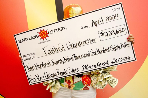 Maryland woman wins $229,680 lottery while waiting for chicken meal Maryland woman wins $229,680 lottery while waiting for chicken meal