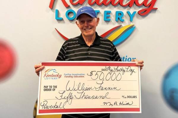 Dad wins big lottery prize three months after daughter Dad wins big lottery prize three months after daughter