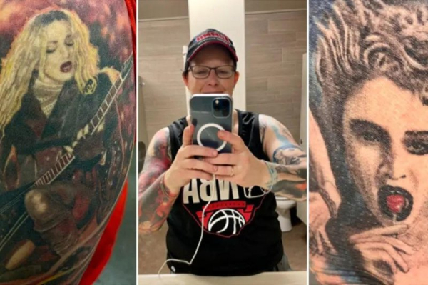 Madonna fan earns world record with 18 tattoos of the singer Madonna fan earns world record with 18 tattoos of the singer
