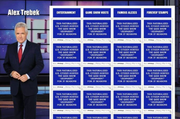 Clue: Former game show host honored with Forever Stamp Clue: Former game show host honored with Forever Stamp