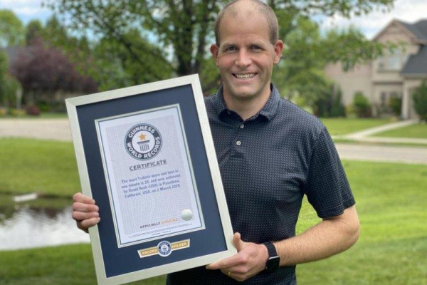 David Rush is closing in on the Guinness World Records throne David Rush is closing in on the Guinness World Records throne