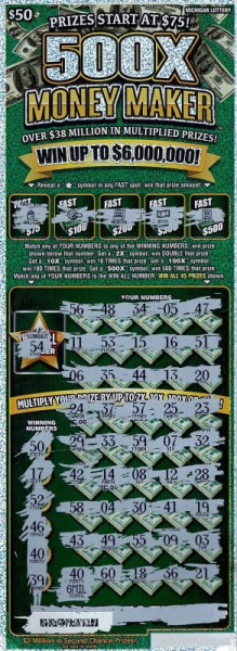Man's second lottery ticket of year earns him $6 million Man's second lottery ticket of year earns him $6 million