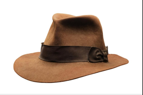 Screen-matched 'Indiana Jones' fedora sells for $630,000 Screen-matched 'Indiana Jones' fedora sells for $630,000