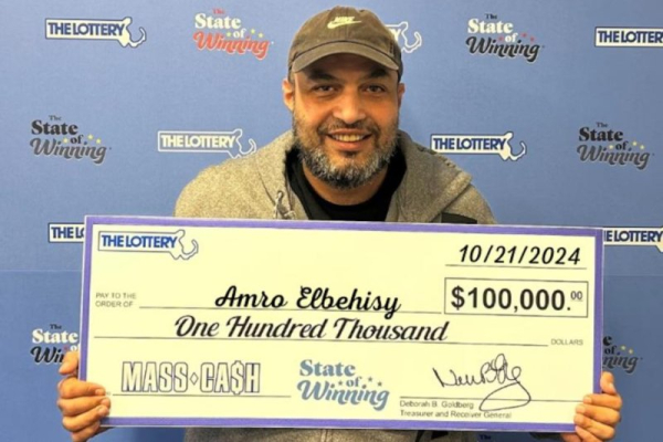 Man wins $100,000 from lottery ticket he got for free Man wins $100,000 from lottery ticket he got for free