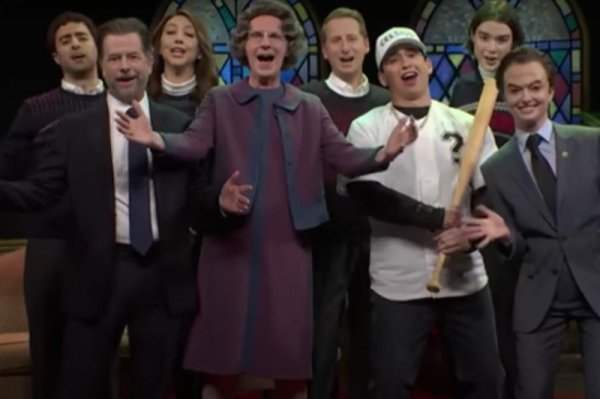 Dana Carvey's Church Lady scolds David Spade's Hunter Biden on 'SNL' Dana Carvey's Church Lady scolds David Spade's Hunter Biden on 'SNL'