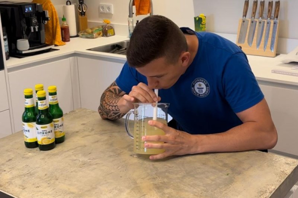 German man drinks liters of lemon juice, lime juice to reclaim world records German man drinks liters of lemon juice, lime juice to reclaim world records