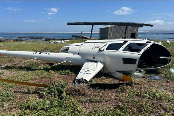 Helicopter crash in South Africa blamed on 'unsecured' penguin