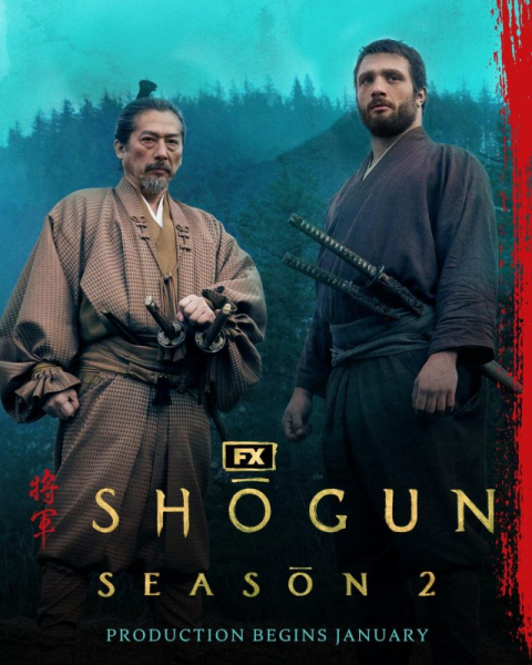 Season 2 of 'Shogun' to begin production in January