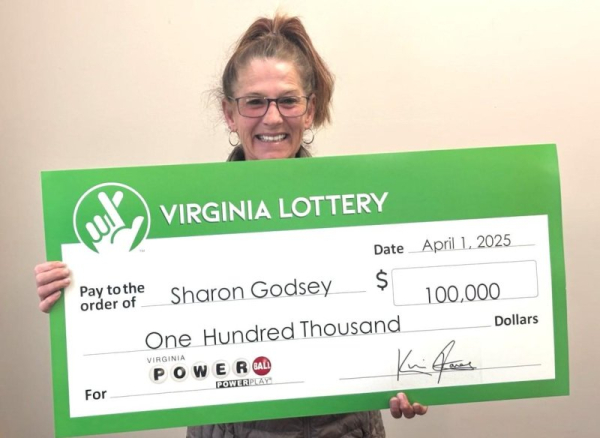 Virginia woman wins $100,000 lottery prize for the second time