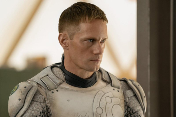 Alexander Skarsgard relates to the socially awkward cyborg in 'Murderbot'
