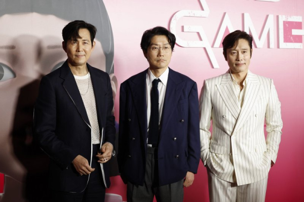 Lee Jung-jae, Lee Byung-hun attend 'Squid Game' Season 3 premiere