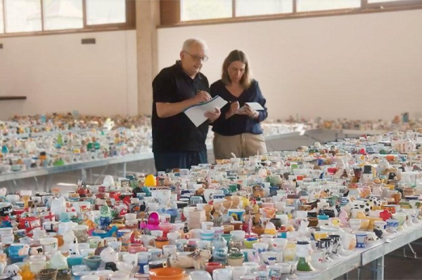 Spanish woman earns world record for collection of 15,485 egg cups