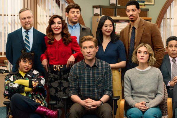 Domhnall Gleeson shakes up sleepy workplace in 'The Paper' trailer