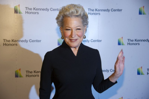 Bette Midler spoofs her 'Beaches' classic to honor Stephen Colbert