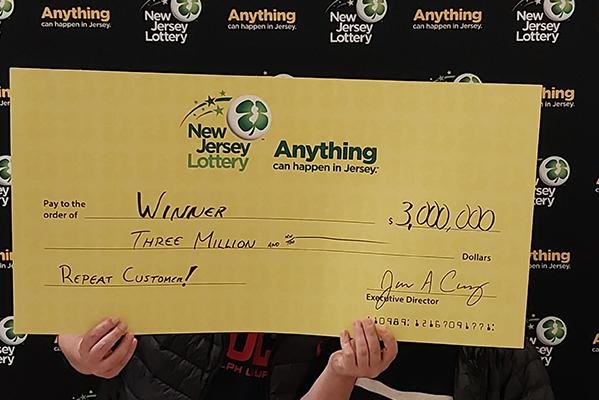N.J. couple score $3M lottery prize 6 months after $1M win