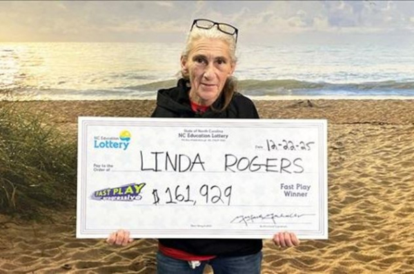N.C. woman wins lottery jackpot on daughter's birthday