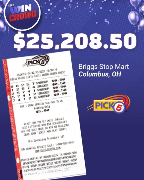 Grandma-in-law's system nets Ohio man a $25,208.50 lottery prize