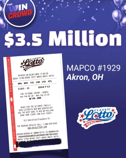 Ohio man wins lottery jackpot after using same numbers for 22 years Ohio man wins lottery jackpot after using same numbers for 22 years