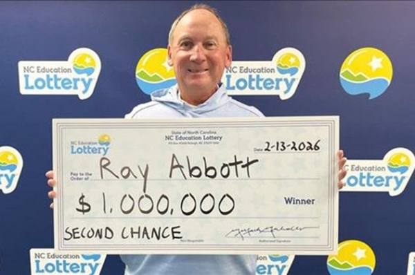 Second chance lottery drawing delivers belated $1M Christmas gift