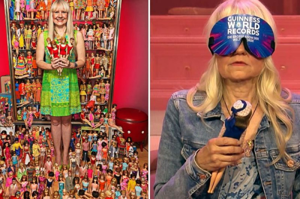 Blindfolded woman identifies 19 Barbie dolls in 3 minutes