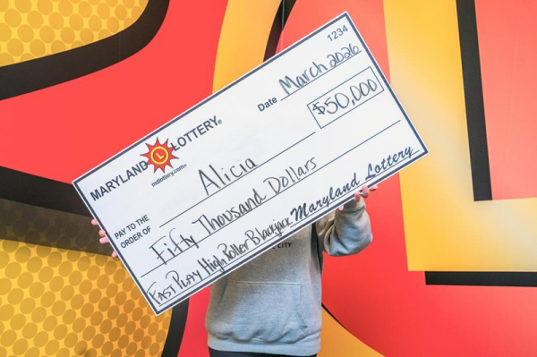 Maryland woman wins $50,000 lottery prize on her birthday Maryland woman wins $50,000 lottery prize on her birthday