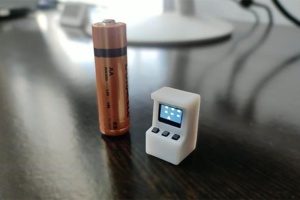 World's smallest arcade machine is only .98 inches tall