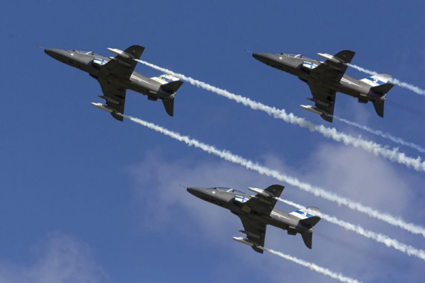 Finnish Air Force pilots disciplined for drawing genitalia in the sky