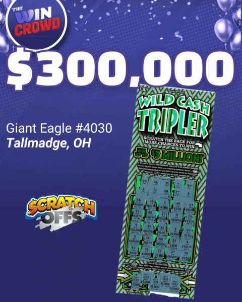 Ohio man wins the lottery twice in one day for a total $300,250