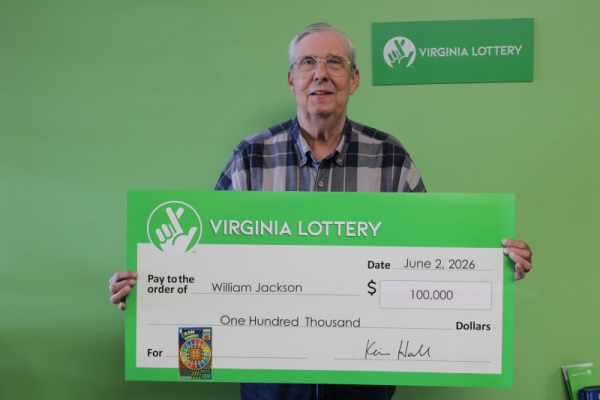 $100 lottery win leads Va. man to $100,000 prize $100 lottery win leads Va. man to $100,000 prize
